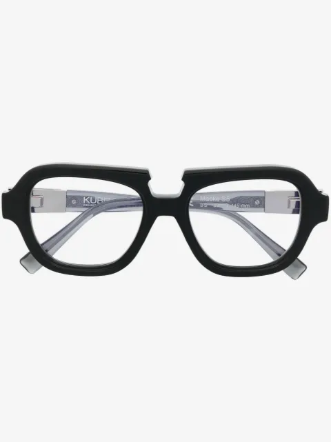 Kuboraum S5 square-frame glasses