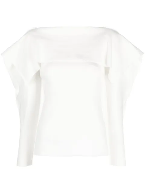 Issey Miyake - Campagne knitted top