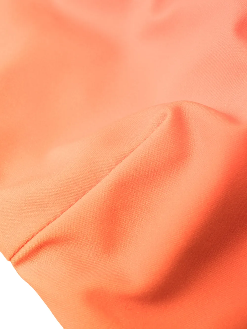 Louisa Ballou Scoop Bikini Top In Orange