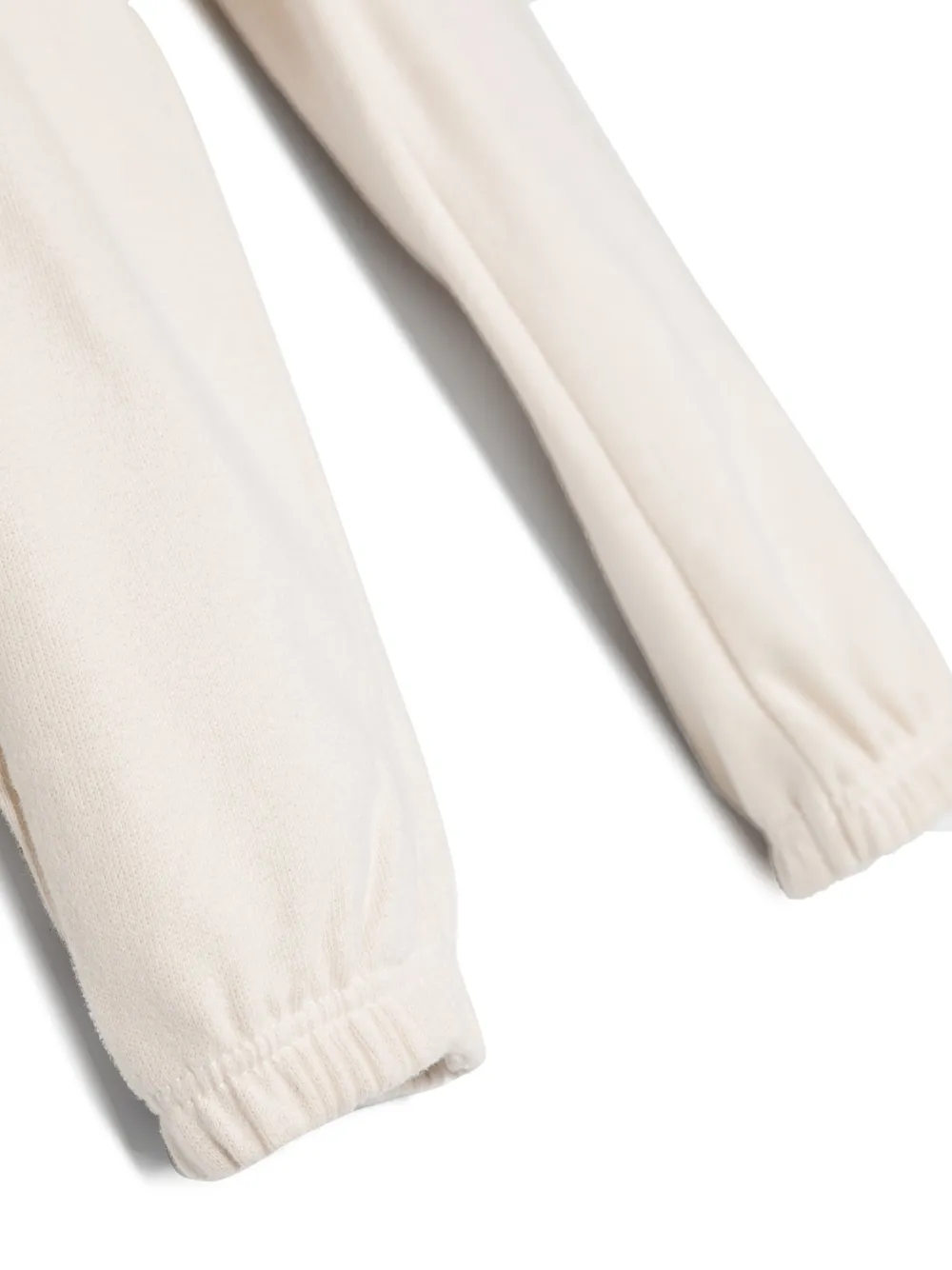 Calvin Klein Logo-print Cotton Track Pants In Neutrals