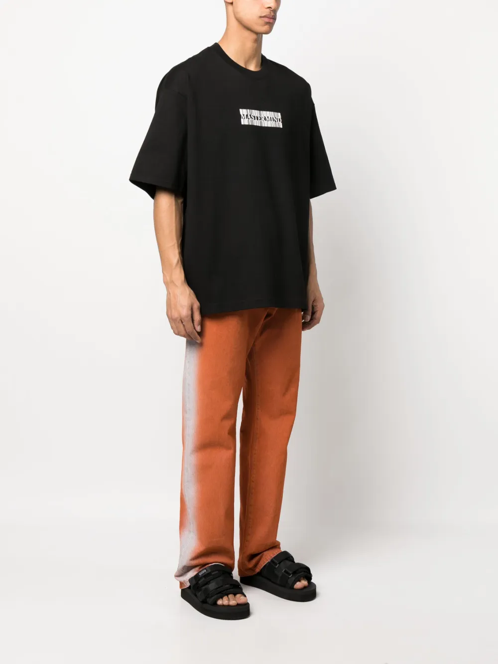 Mastermind Japan Skull-print Oversized T-shirt In Black