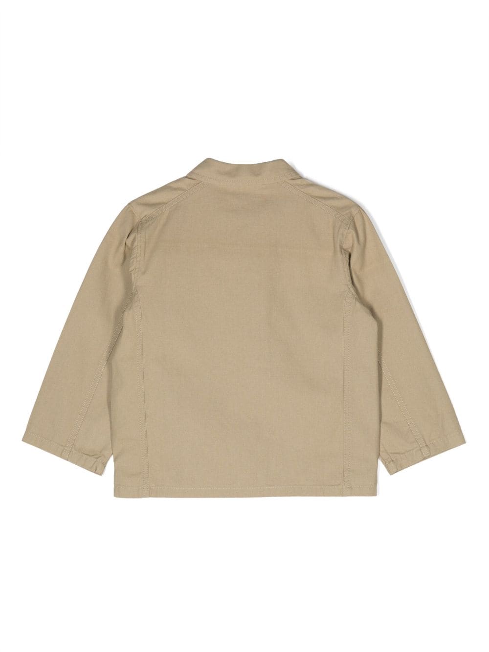 Molo buttoned cotton shirt jacket - Beige