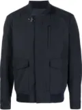 Fay high-neck lightweight jacket - Blue