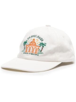 Casablanca School Of Beautiful Embroidered Baseball Cap - Farfetch