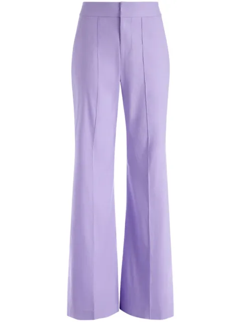 alice + olivia high-rise flared trousers