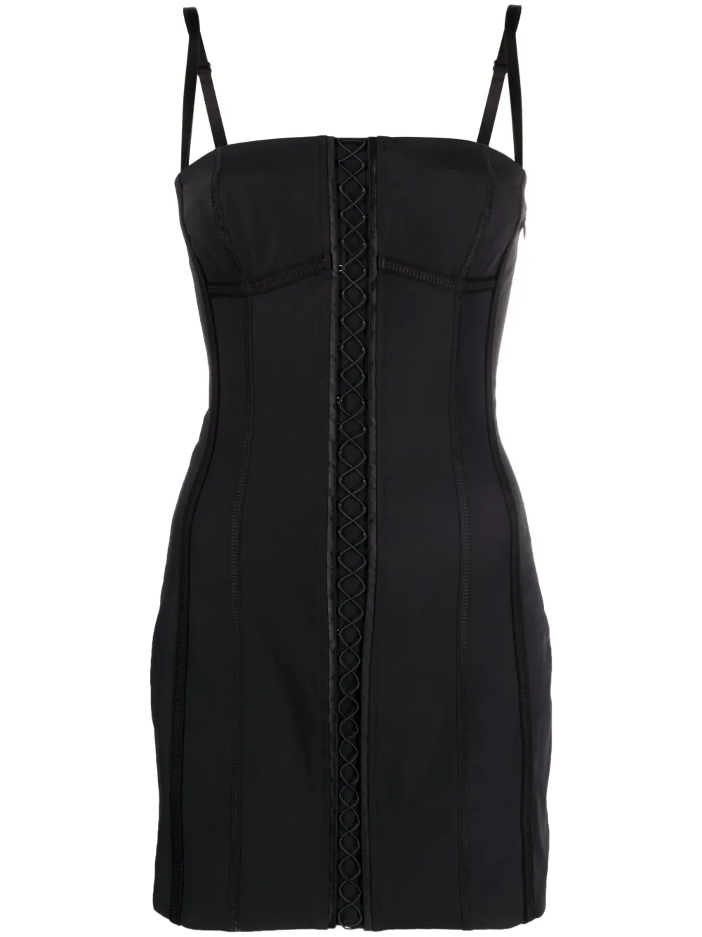 MISBHV Mini-jurk met korset Zwart