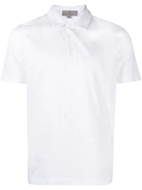 Canali knitted polo shirt