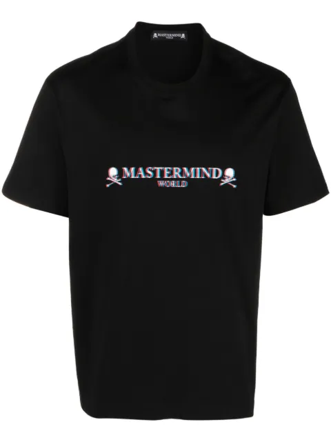 Mastermind Japan t-shirt en coton à imprimé tête de mort