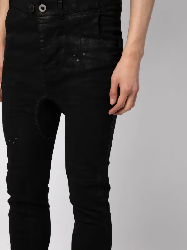 Boris Bidjan Saberi drop-crotch Skinny Jeans | Black | FARFETCH