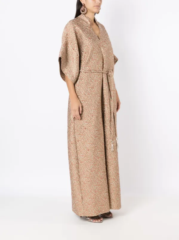 Olympiah metallic-finish floor-length Dress | Metallic | FARFETCH GE