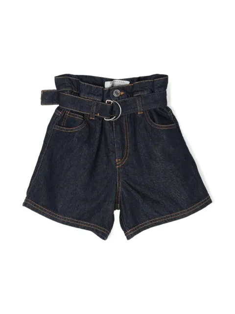 Philosophy Di Lorenzo Serafini Kids belted denim shorts