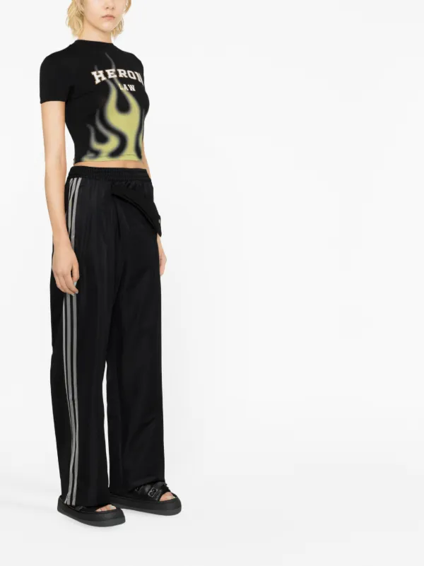 Y-3 x Adidas Firebird wide-leg Track Pants - Farfetch