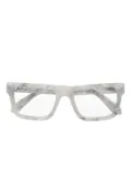 Off-White Eyewear Style 25 marble-pattern glasses - Grey