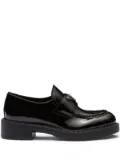 Prada Chocolate patent leather loafers - Black