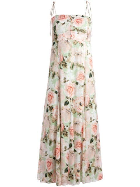 alice + olivia Lorelle floral-print dress