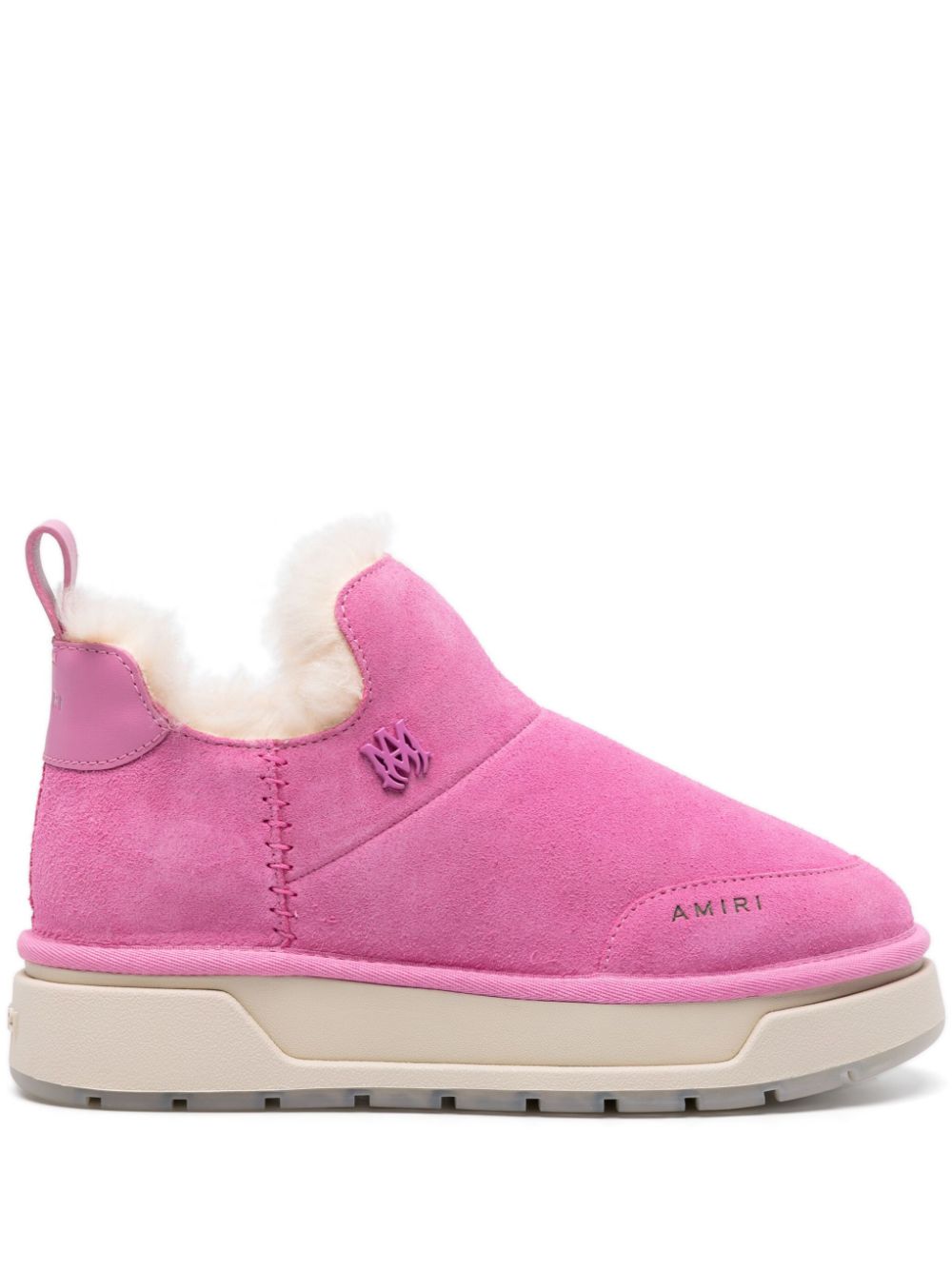 AMIRI Malibu suede boots Pink