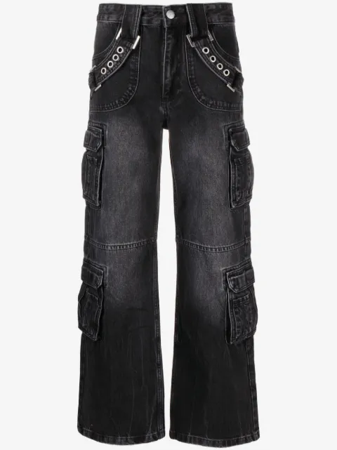 MISBHV Harness Strap cargo jeans