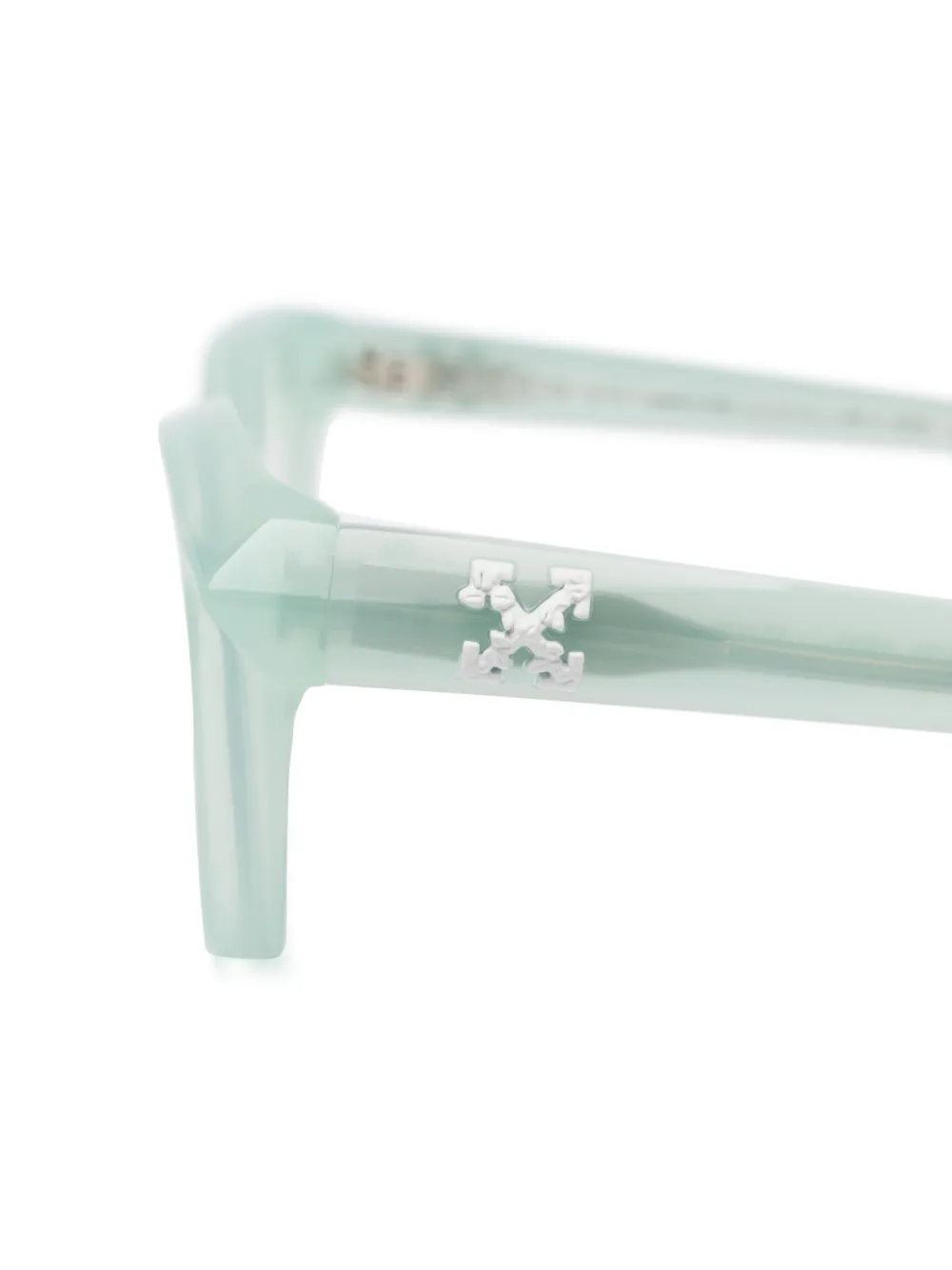  Off-white Eyewear Style 26 Round-frame Glasses - Green 