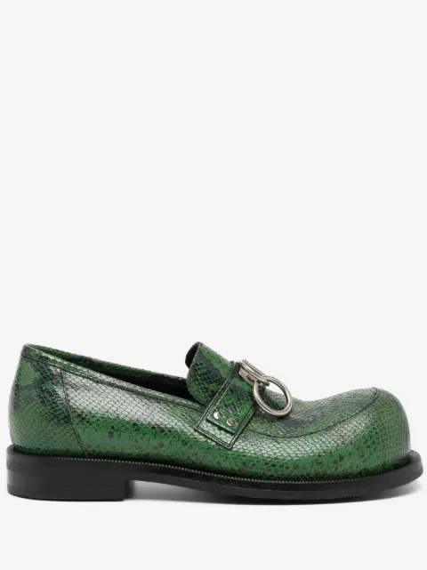 Martine Rose bulb-toe ring loafers