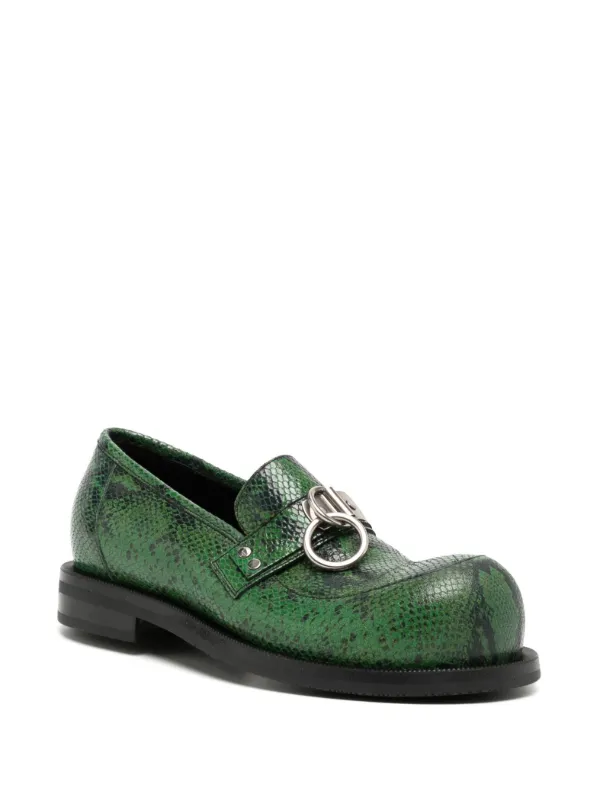 Martine Rose bulb-toe Ring Loafers - Farfetch