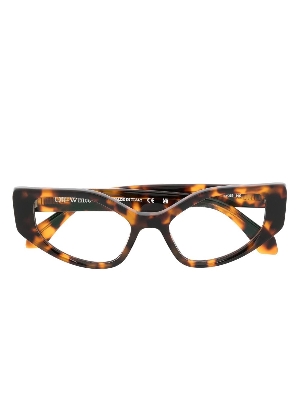 Off-white Style 24 Optical Glasses In Brown