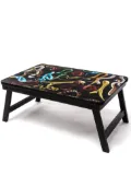 Seletti snake-print sofa tray - Black