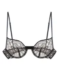 Kiki de Montparnasse sheer lace bra - Black