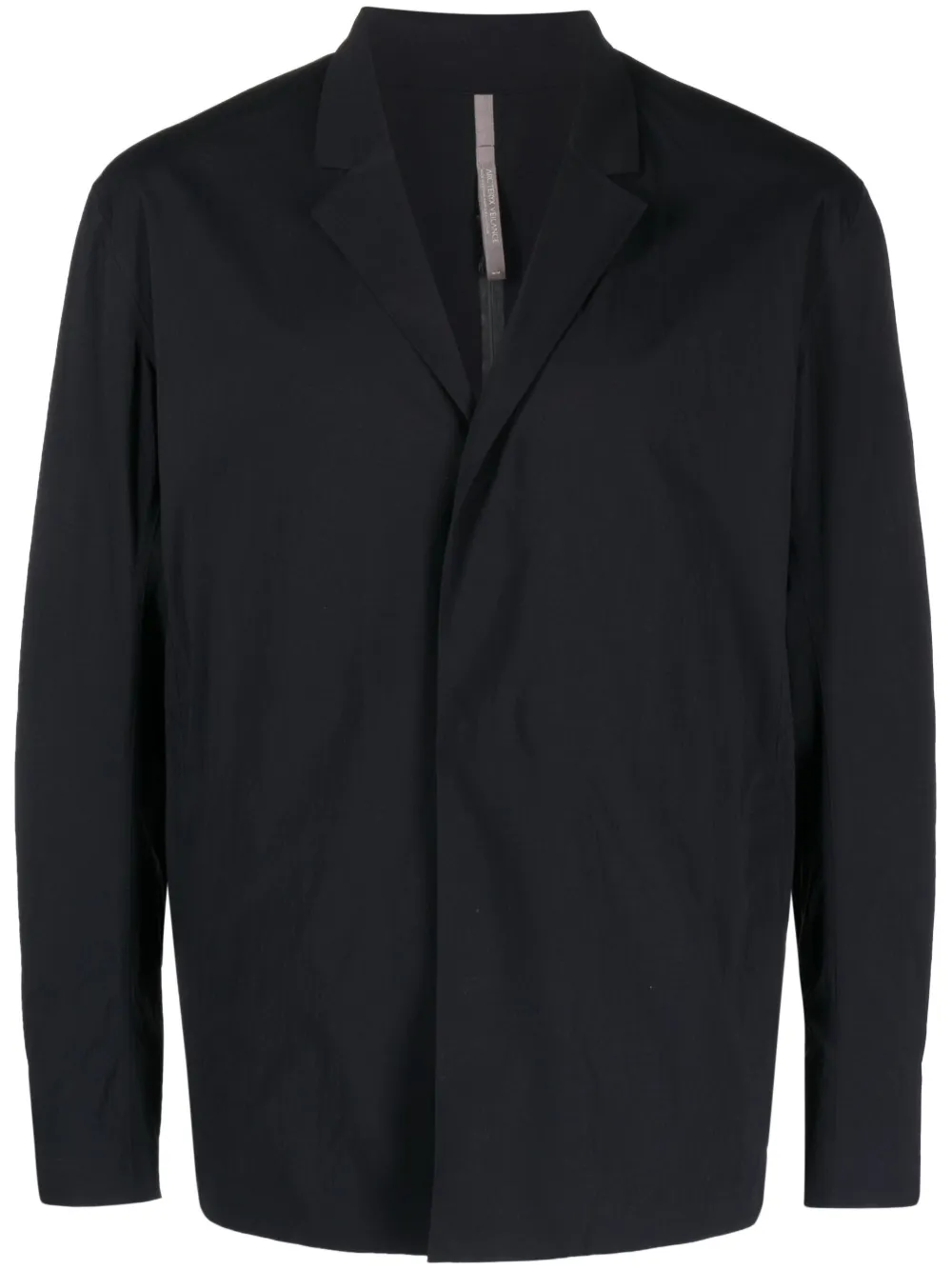 Veilance Spere lightweight shirt jacket | Black | Image 1