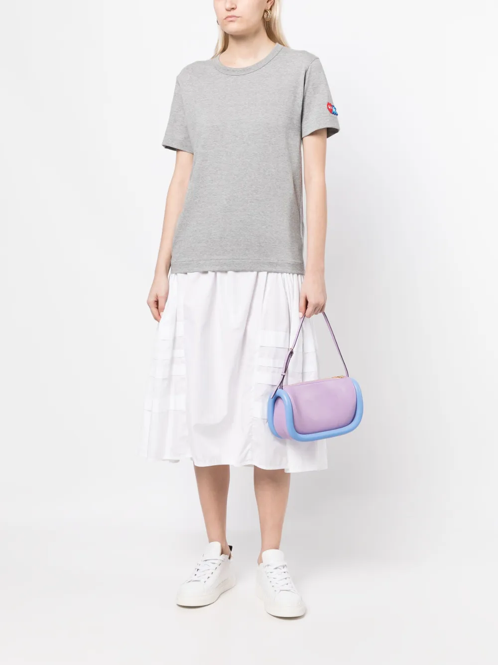 Comme Des Garçons Play x Invader T-shirt met print - Grijs