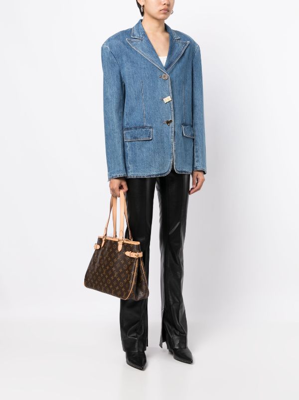 Pre-Owned LOUIS VUITTON Louis Vuitton Batignolles Horizontal Monogram  Shoulder Bag Tote M51154 Brown (Good) 