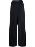 System high-waisted palazzo pants - Blue