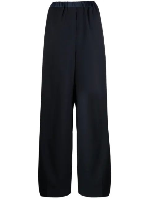 System pantalones palazzo con tiro alto