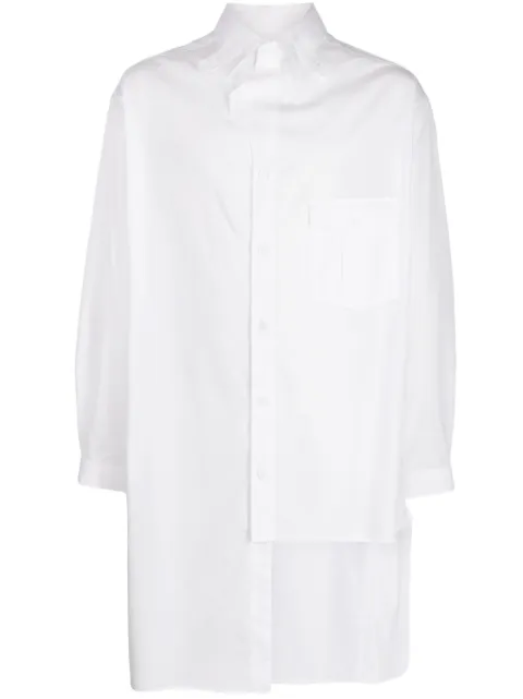 Yohji Yamamoto asymmetric cotton shirt