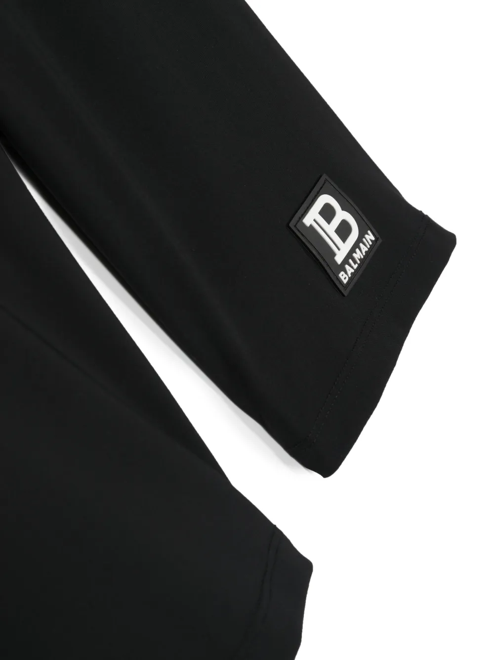 BALMAIN LOGO-WAISTBAND LEGGINGS