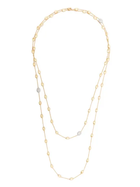 Marco Bicego collar Siviglia en oro amarillo de 18kt con diamantes