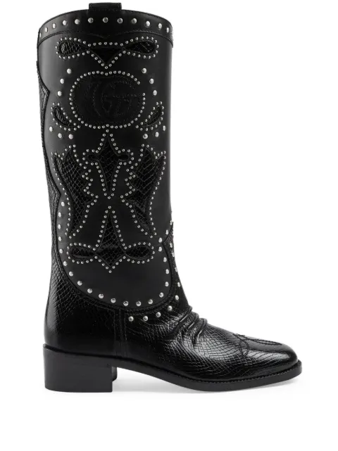 Gucci Stiefel aus Leder