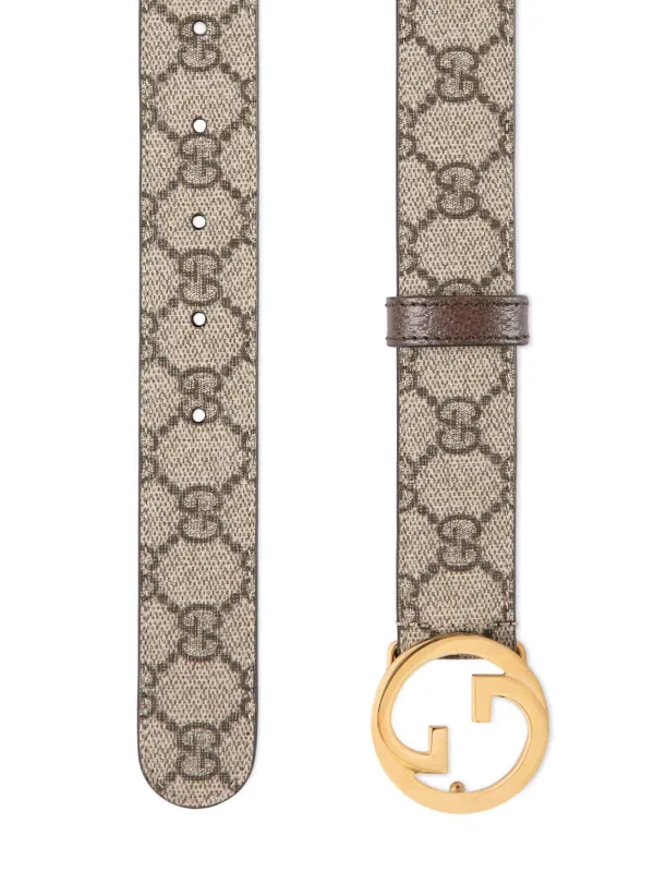 Gucci GG Supreme Belt With G Buckle - Farfetch