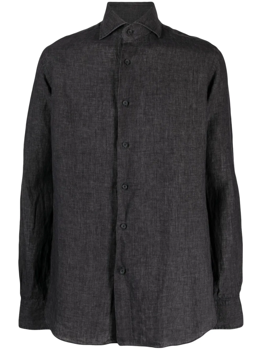 Xacus spreadcollar Linen Shirt Farfetch