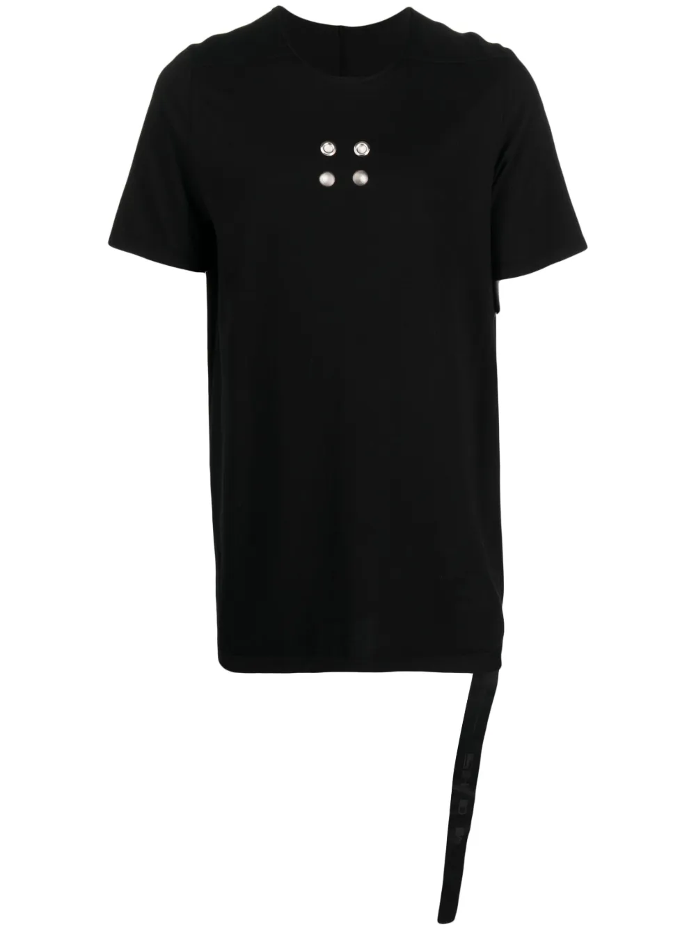 Rick Owens Drkshdw Stud-detail Cotton T-shirt In Black