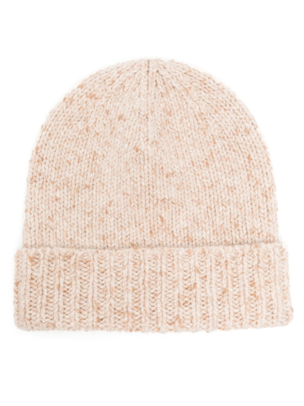 Johnstons of Elgin ribbed knitted beanie - Neutrals