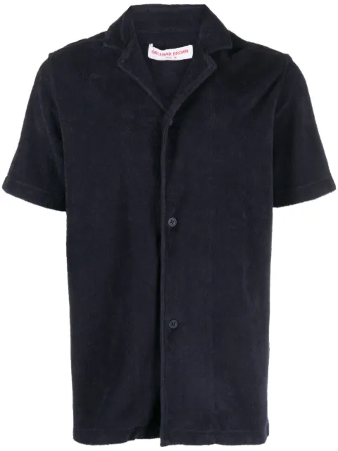Orlebar Brown Howell cotton towelling shirt