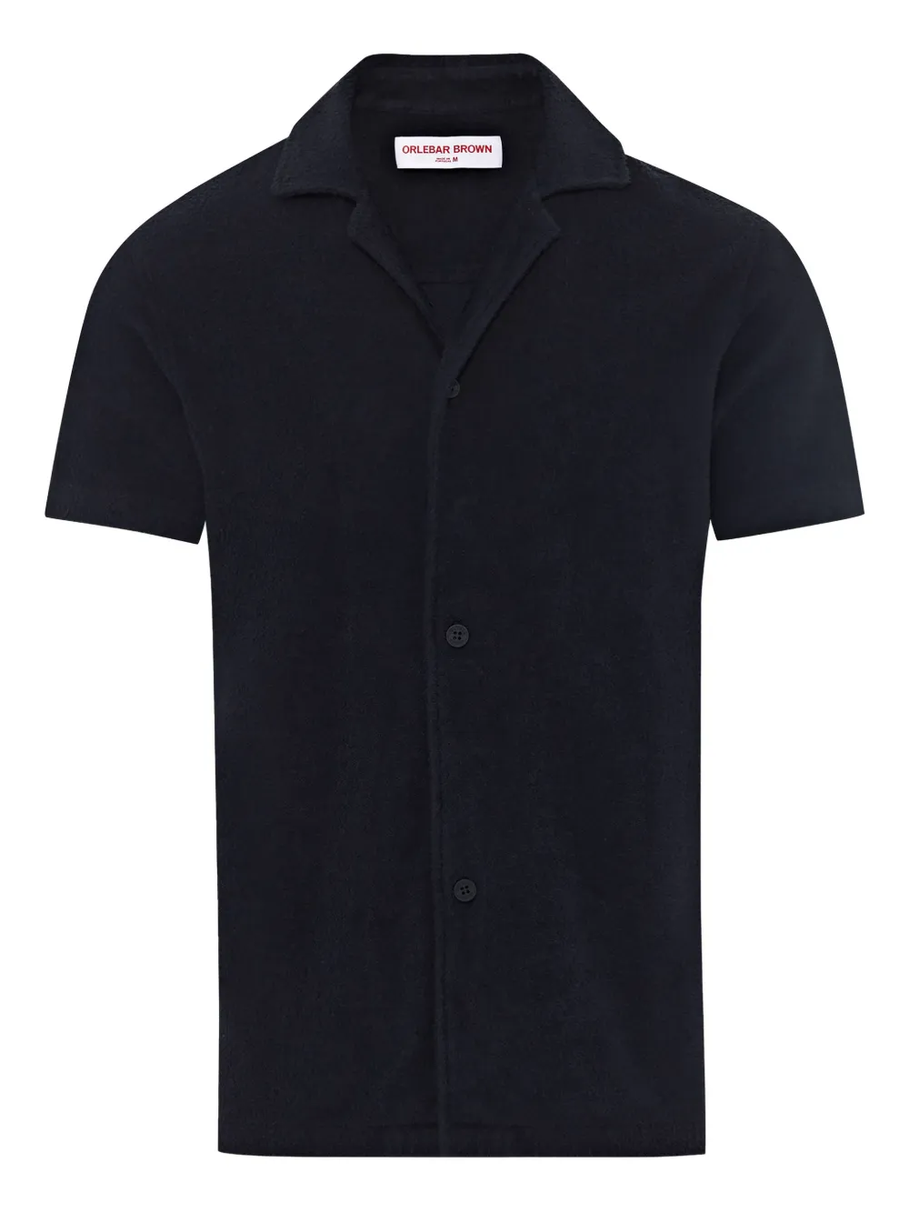 Orlebar Brown Howell cotton towelling shirt | Blue | Image 1