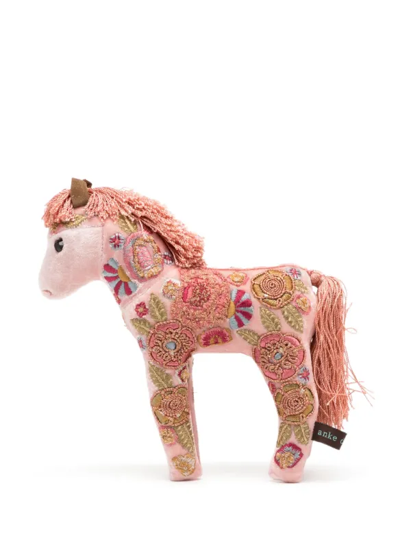 Anke Drechsel Horse Embroidered Soft Toy | Pink | FARFETCH