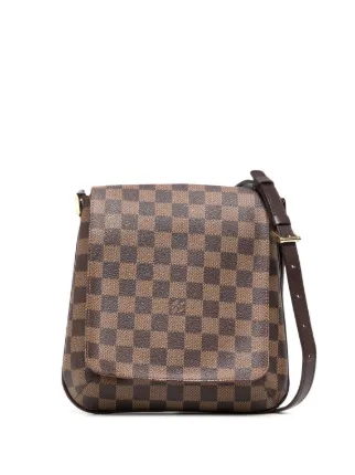 Louis Vuitton Pre Owned 2004 Damier Ebene Musette Salsa Long Crossbody Bag Brown FARFETCH AE