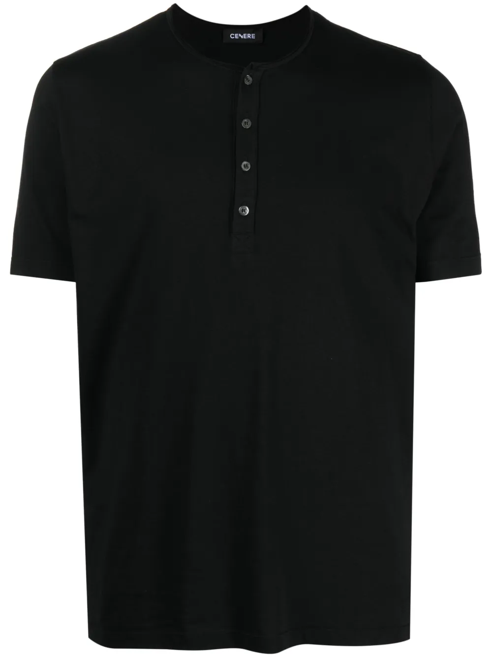 Cenere GB buttoned cotton-jersey T-shirt