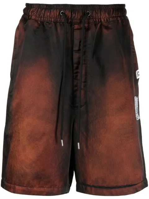 Maison MIHARA YASUHIRO faded-effect drawstring-waist shorts