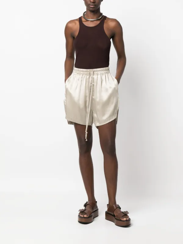 ショートパンツ RICK OWENS SILK SHORTS 20001741_45079417_600.jpg