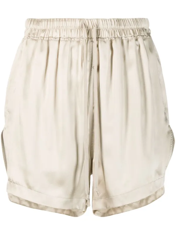 ショートパンツ RICK OWENS SILK SHORTS 20001741_45079417_600.jpg