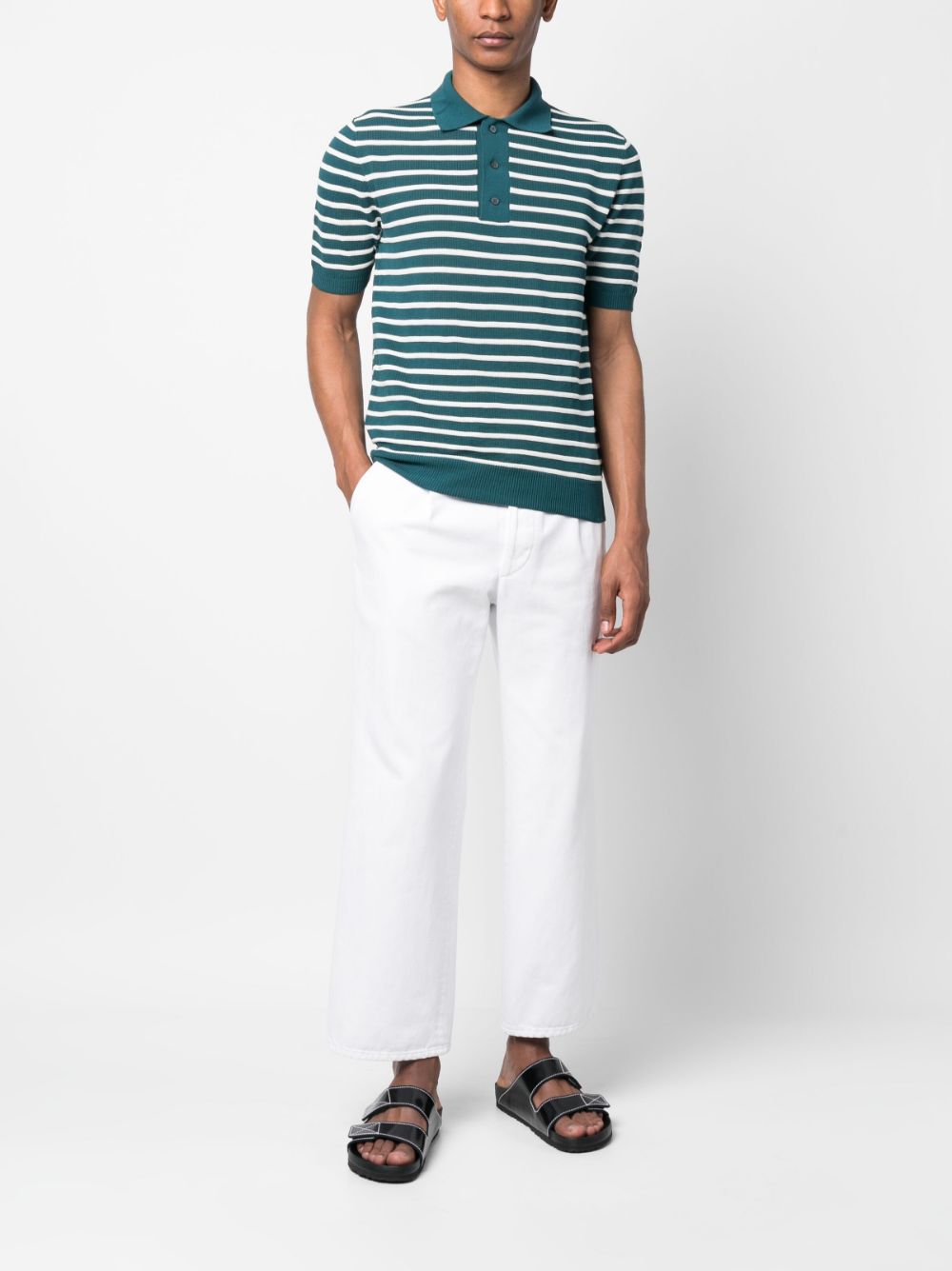 Zanone Poloshirt met korte mouwen - Groen