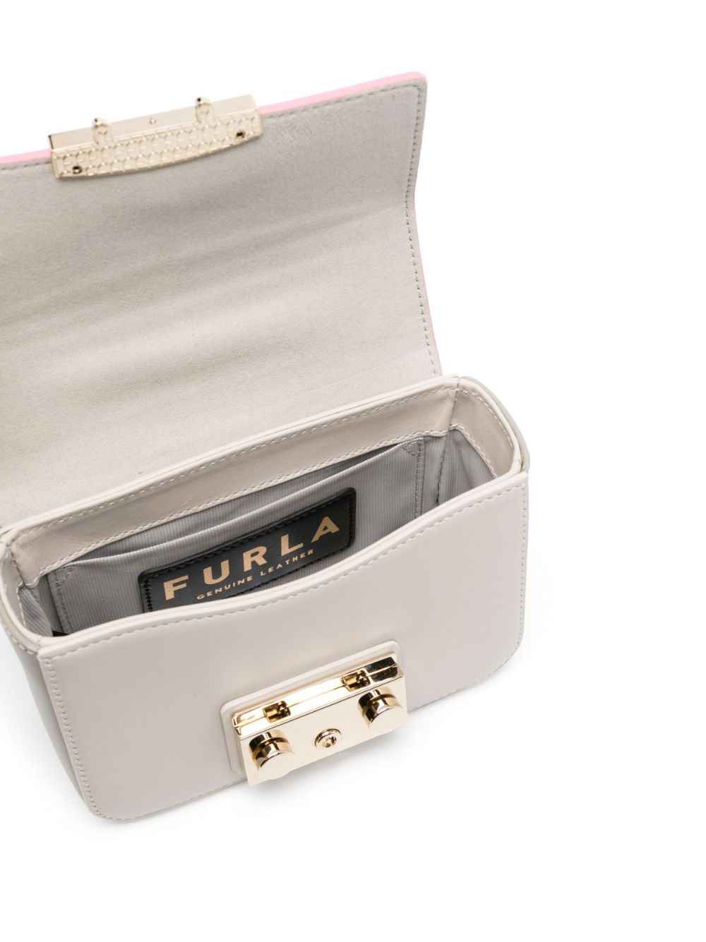 Furla バイカラー ショルダーバッグ | グレー | FARFETCH JP